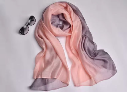 New Women Silk Satin Scarf Luxury Hijab Women Soft Beach Scarves Echarpe Shawl Large Wrap UK