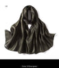 New Women Glimmer Shiny Women Hijab Scarf Muslim Long Scarves Light Weight Soft Turban Shawl Organza Satin Shimmer Scarf UK