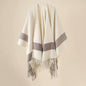 New cashmere pashmina wool scarf split thickened autumn and winter shawl Women cape UK