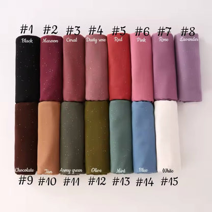 New Women Glimmer Shiny Women Hijab Scarf Muslim Long Scarves Light Weight Soft Turban Shawl Organza Satin Shimmer Scarf UK