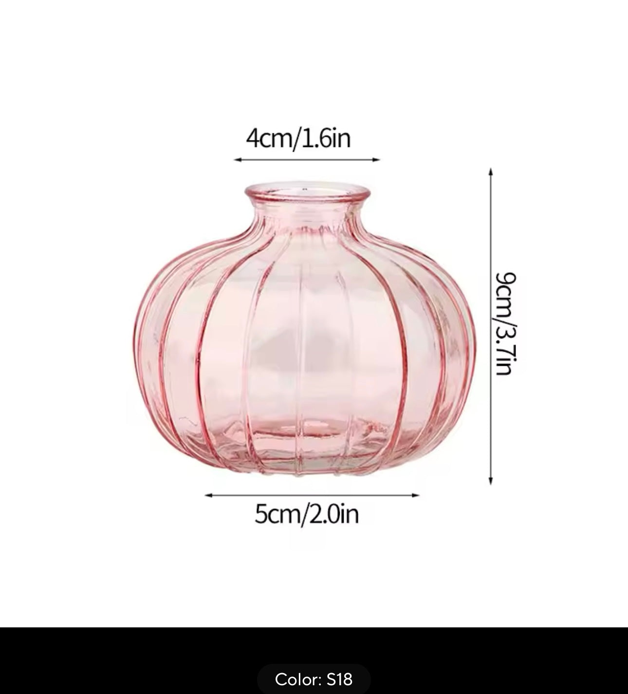 Retro Glass Flower Vase Home Decoration Plant Flowers Bottle Decorative Vase Office Desk Ornament Vase Decoration Home Decor