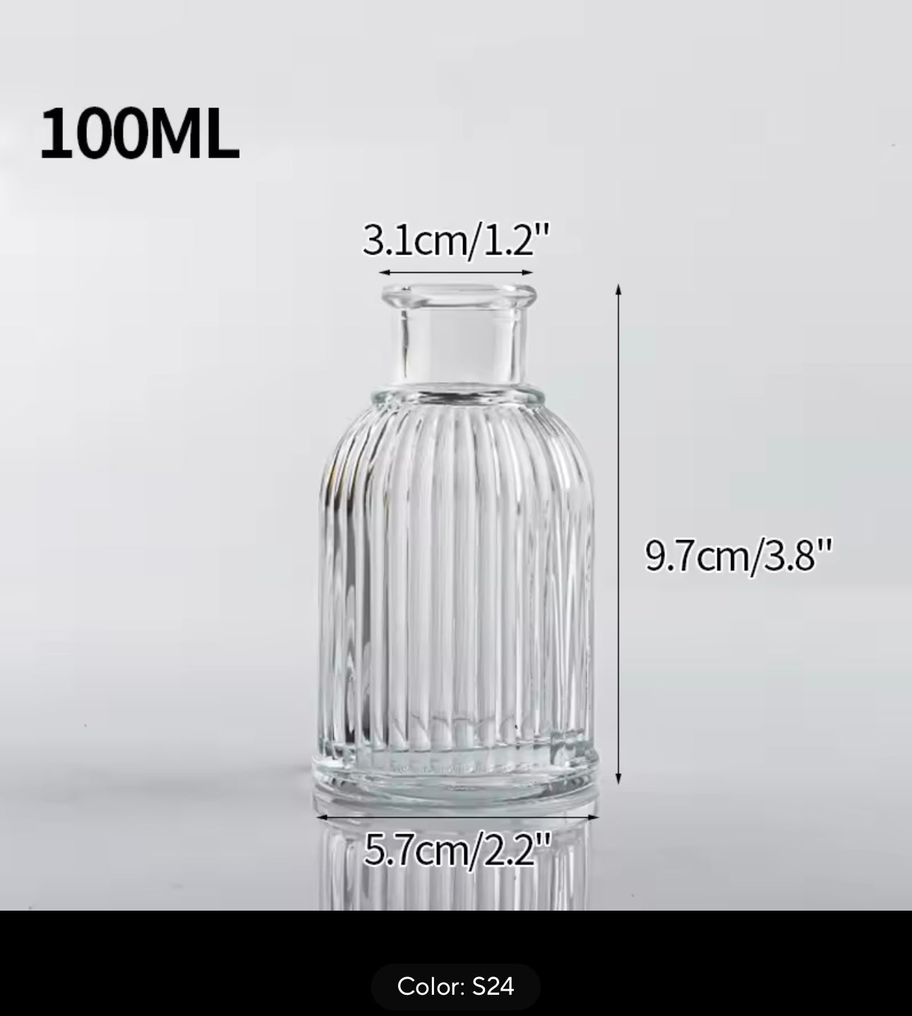 Retro Glass Flower Vase Home Decoration Plant Flowers Bottle Decorative Vase Office Desk Ornament Vase Decoration Home Decor