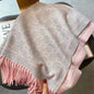 New Women Luxurious Cashmere Touch Scarf - Warm Fringe Pashmina Shawl Bufanda UK