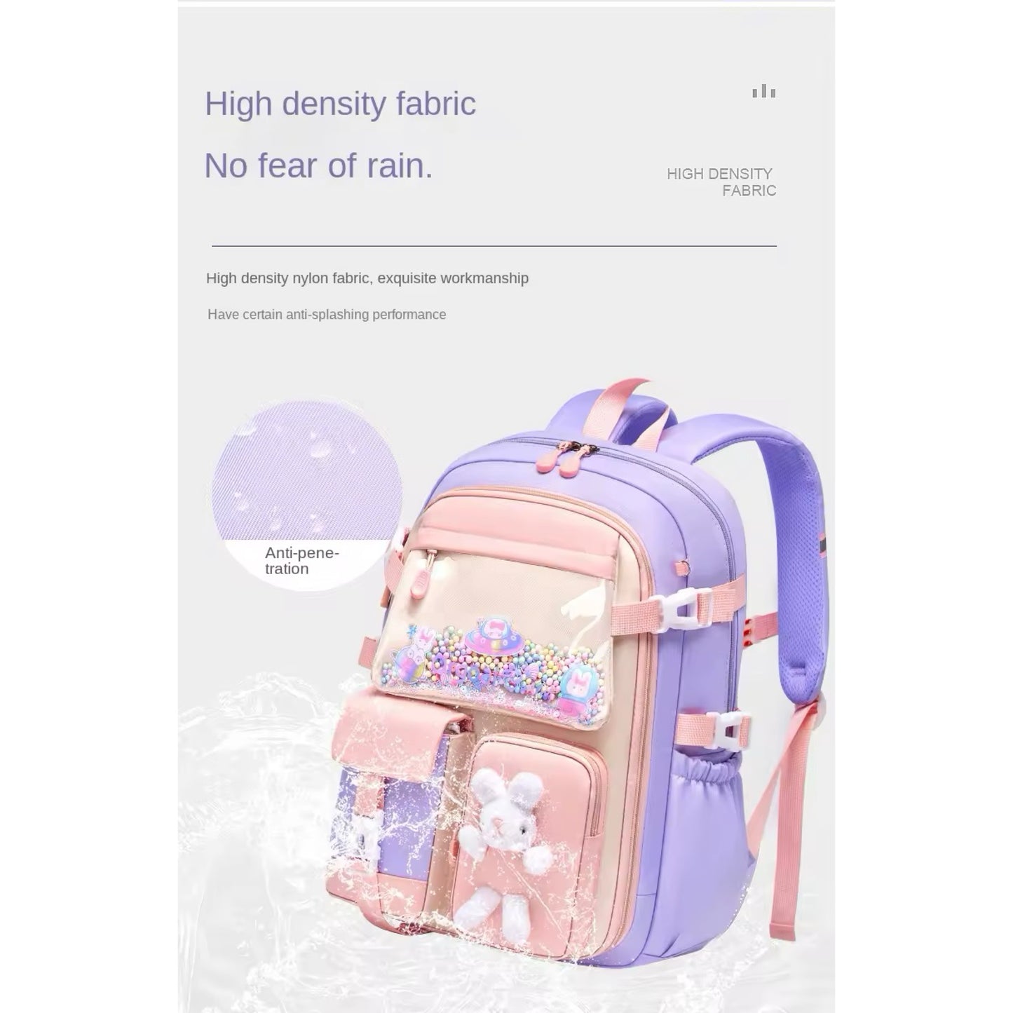 Primary School Girls' Schoolbag Kawaii Lightweight Children's Bag Waterproof Bags Colorful Travel Backpack Mochilas Gifts Kids Accessories