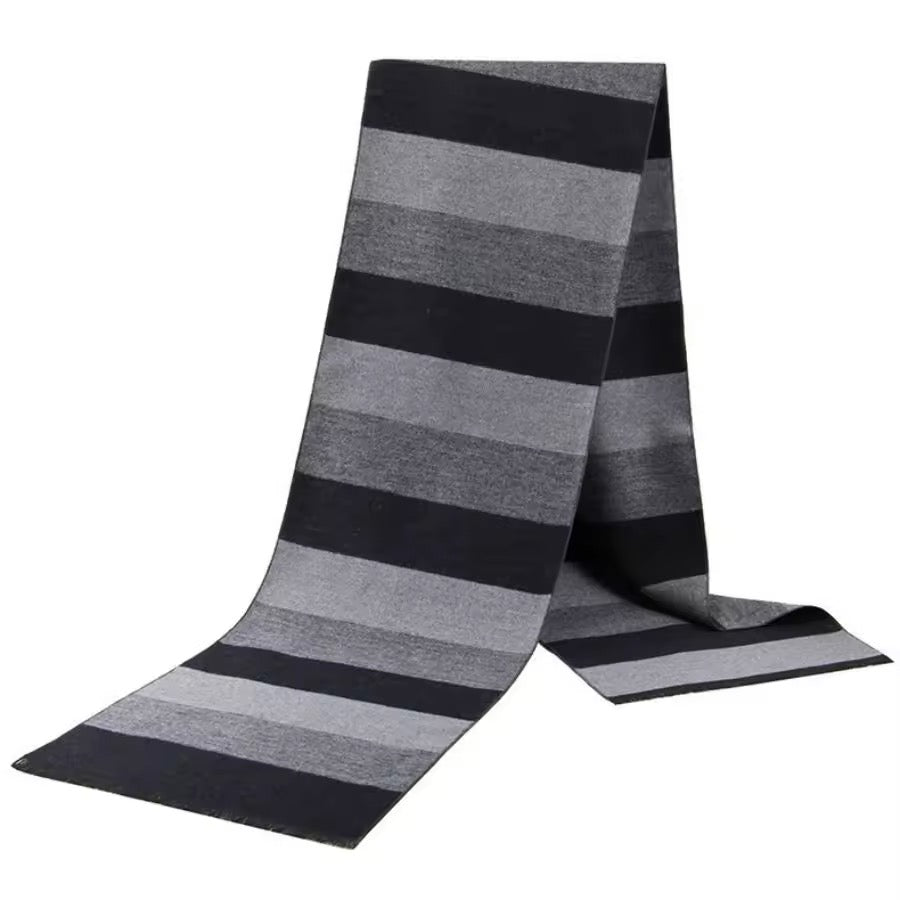 New Women Checked Pattern Cashmere Touch Scarf - Warm Fringe Pashmina Male Shawl Bufanda UK