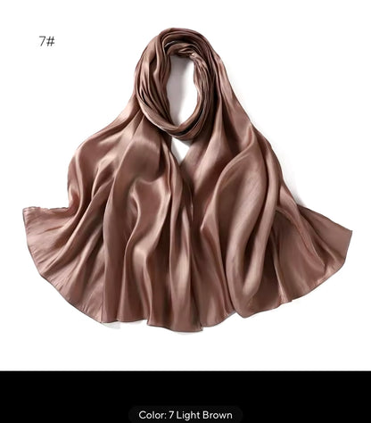 New Women Glimmer Shiny Women Hijab Scarf Muslim Long Scarves Light Weight Soft Turban Shawl Organza Satin Shimmer Scarf UK