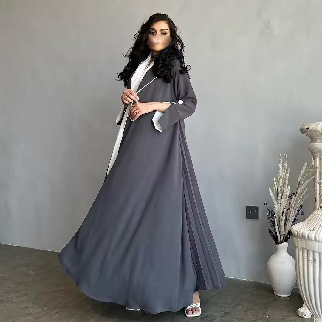 Eid Muslim Abaya for Women Party Dresses Jalabiya pleated abayas Ramadan Morocco Dubai Kaftan Islam Vestidos Arab Long Robe Women Abaya