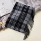 New Women Checked Pattern Cashmere Touch Scarf - Warm Fringe Pashmina Shawl Bufanda UK