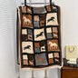 New Luxury Women Limited Edition Horse Design Cashmere Touch Scarf - Warm Fringe Pashmina Shawl Bufanda UK