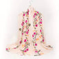 New Women Embroidered Scarf Elegant and Versatile for Women Embroidered Flower Long Summer Sunscreen Scarves Echarpe Shawl Large Wrap UK