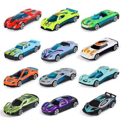 Ejection Alloy glide race car Toy Car Random car model Delicate track Children's Gift Gift Set Boy's birthday gift Kids Toys