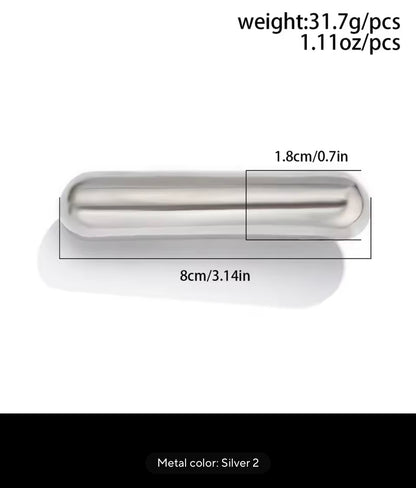 New Simple Chunky Hollow Double-layer Metal Hair Clips For Head Accessory Hairbands Elastic Scrunchies Hair Ropes Fashion Hair Accessory UK