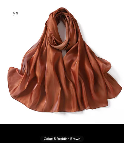 New Women Glimmer Shiny Women Hijab Scarf Muslim Long Scarves Light Weight Soft Turban Shawl Organza Satin Shimmer Scarf UK