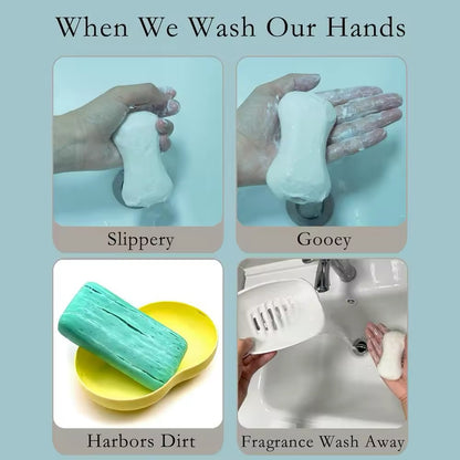 Grinding Soapy Box Leakproof Soapy Bar Crusher Holder For Hand Washing Refillable Soapy Bar Grinder Container For Kitchen Toilet Home Refined Restroom