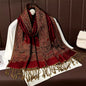 New Luxury Women Classic Pashmina Cashmere Touch Bohemia Scarf - Warm Fringe Pashmina Shawl Bufanda UK