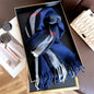 New Women Checked Pattern Cashmere Touch Scarf - Warm Fringe Pashmina Shawl Bufanda UK