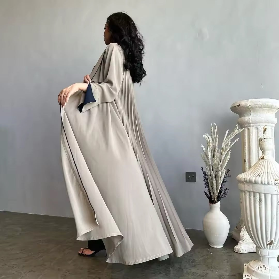 Eid Muslim Abaya for Women Party Dresses Jalabiya pleated abayas Ramadan Morocco Dubai Kaftan Islam Vestidos Arab Long Robe Women Abaya