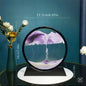 3D Hourglass Quicksand Moving Sand Art Picture Round Glass Deep Sea Sandscape Craft Flowing Painting Office Home Decor