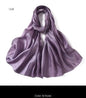 New Women Glimmer Shiny Women Hijab Scarf Muslim Long Scarves Light Weight Soft Turban Shawl Organza Satin Shimmer Scarf UK