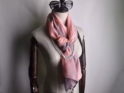 New Women Silk Satin Scarf Luxury Hijab Women Soft Beach Scarves Echarpe Shawl Large Wrap UK