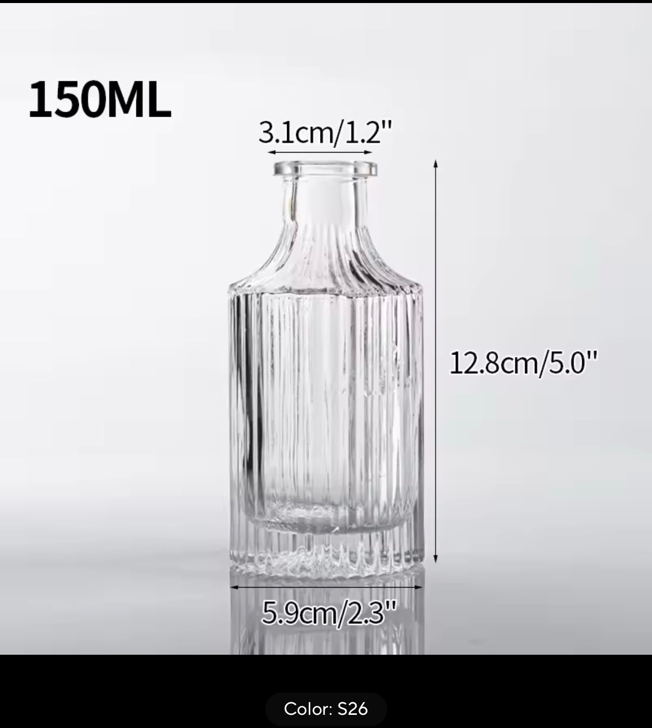 Retro Glass Flower Vase Home Decoration Plant Flowers Bottle Decorative Vase Office Desk Ornament Vase Decoration Home Decor