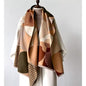 New Luxury Women Floral Geometrical Cashmere Touch Scarf - Warm Fringe Pashmina Shawl Bufanda UK