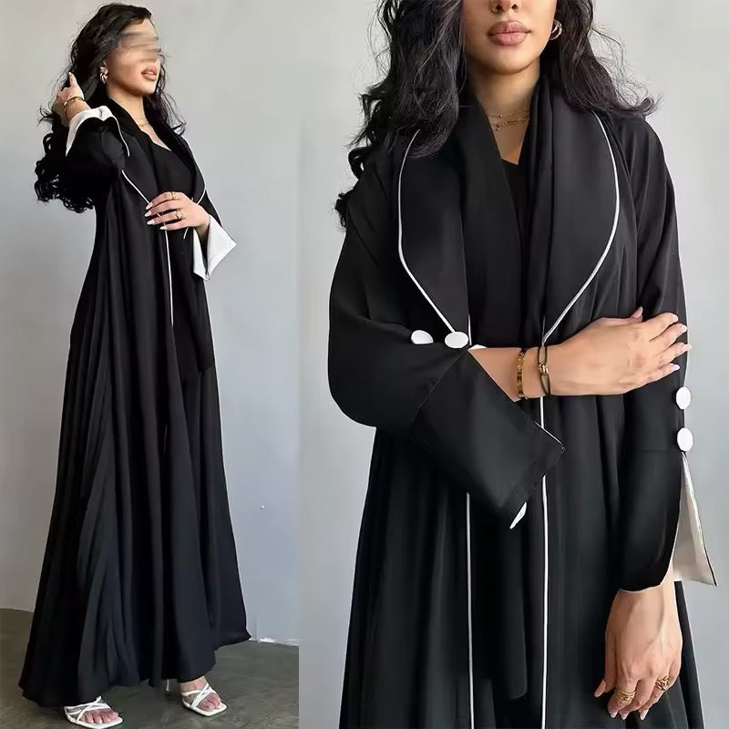 Eid Muslim Abaya for Women Party Dresses Jalabiya pleated abayas Ramadan Morocco Dubai Kaftan Islam Vestidos Arab Long Robe Women Abaya