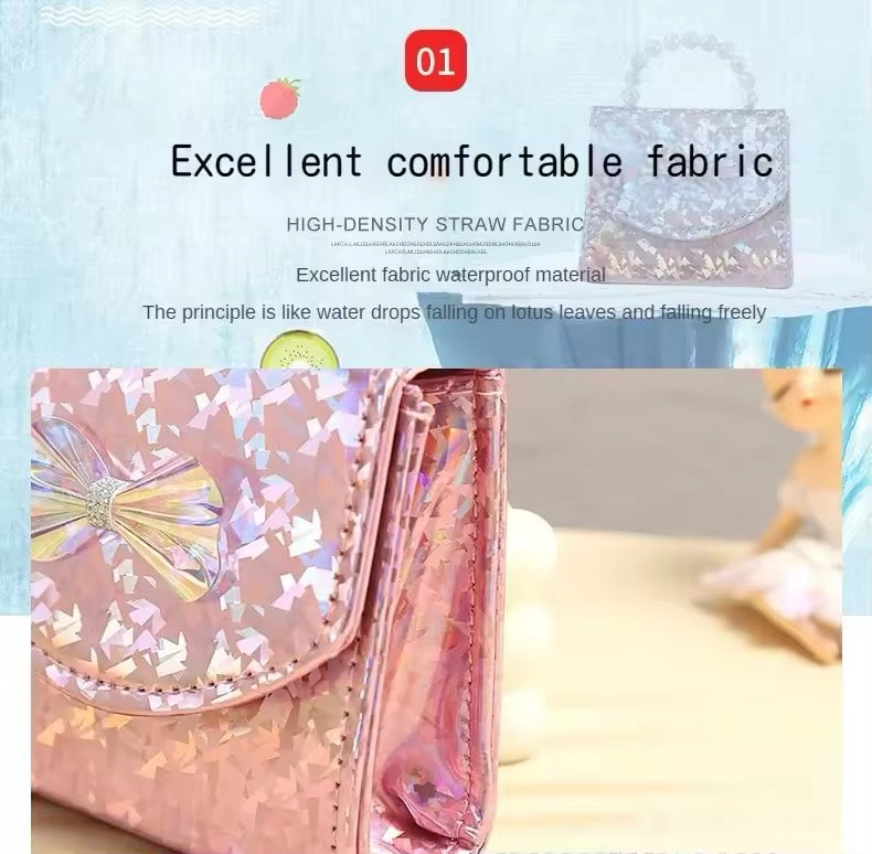 Fashion Children Girls Birthday Festival Present Shoulder Messenger Bag Kids Accessories Keys Coin Purse Cute Mini Handbag Shoulder Bag