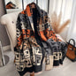 New Women Luxurious Cashmere Touch Scarf - Warm Fringe Pashmina Shawl Bufanda UK