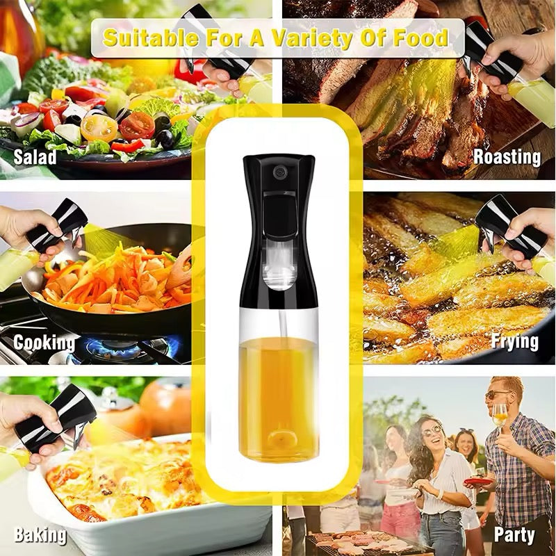 Oil Spray Bottle for Cooking Kitchen Olive Oil Sprayer for Camping BBQ Baking Vinegar Soy Sauce 200ml 300ml 500 ml Home Kitchen