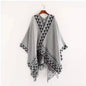 New cashmere pashmina wool scarf split thickened autumn and winter shawl Women cape UK