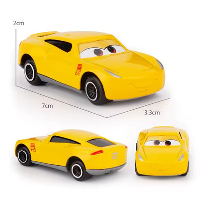 7PCS/Set Disney Pixar Car 3 Lightning m/c/Queen Jackson Storm Mack Truck 1:55 Diecast Metal Car Model Kids Toys Boy Christmas Gift