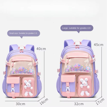 Primary School Girls' Schoolbag Kawaii Lightweight Children's Bag Waterproof Bags Colorful Travel Backpack Mochilas Gifts Kids Accessories